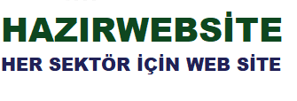 Hazirwebsite.org Hazır Web Site Paketleri Her Sektör için Web Site 