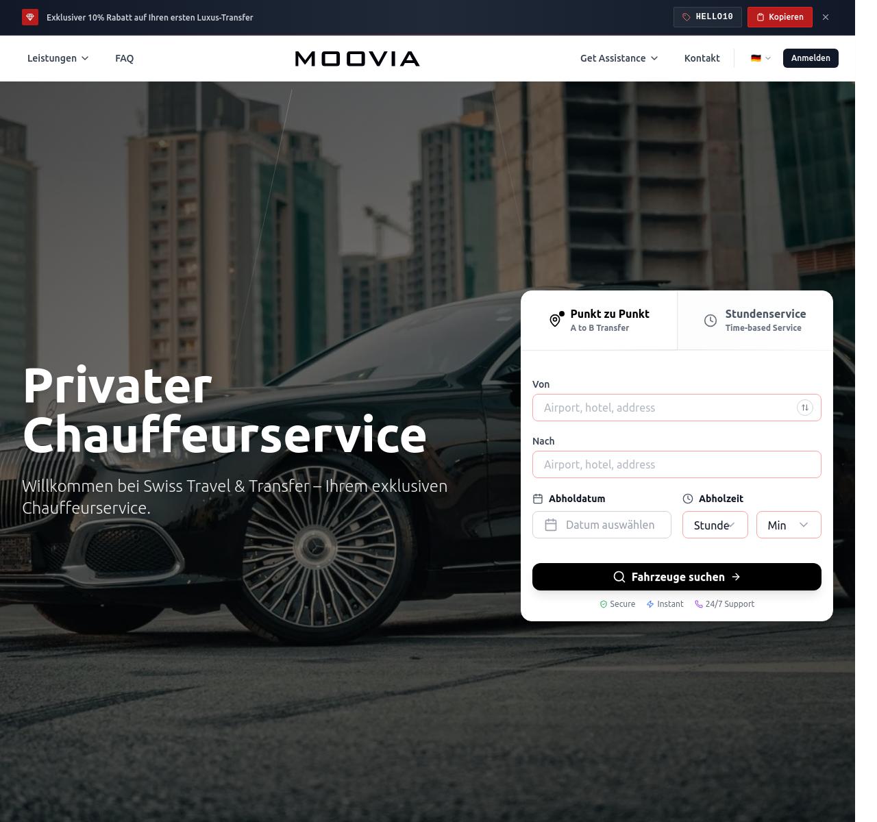 VIP Transfer Taxi Booking Yazılımı